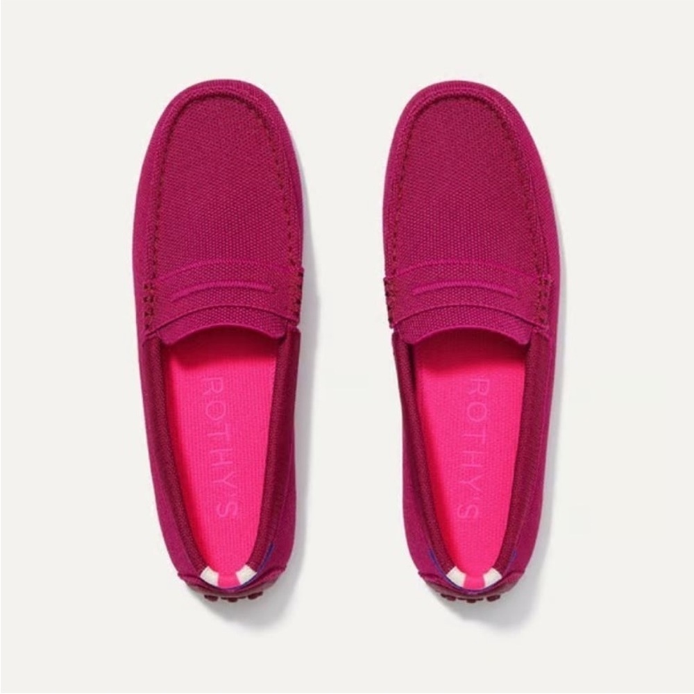 Rothy's Hot Pink Slip-On Loafers